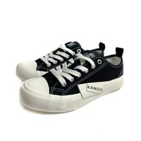 【KANGOL】 女款帆布鞋 | 黑色  62221603-20