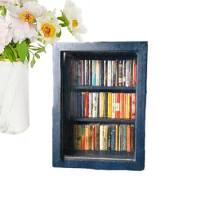 Miniature Bookshelf Pocket Anxiety Bookshelf Pocket bookshelf shake it anytime Bookshelf Ornaments For Tabletop Living Room