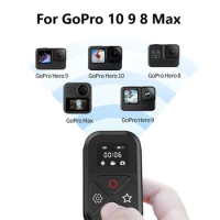 Accessories For GoPro Hero 10 Hero 9 Hero 8 Black GoPro MAX Wireless Smart Bluetooth Remote Control For GoPro Action Camera
