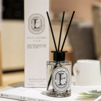 220ml Fireless Reed Diffuser with Sticks, Home Scented Diffuser for Bathroom, Bedroom, Office, Hotel, Gardenia Aroma Diffuser