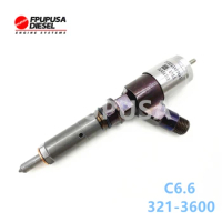 Common Rail Diesel Fuel Injector For Caterpillar Excavator C6.6 Engine Parts 321-3600 10R-7938 2645A753 2470C 553C 559 D6K CS-5