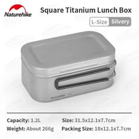 LUNCH BOX TITANIUM NATUREHIKE CNH22CJ010 1.2 L