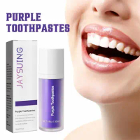 Purple Toothpaste Deep Cleaning Teeth Gums Fresh Breath Brightening Teeth Teeth Care Orthopedic Toothpaste