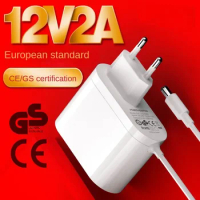 12V 24W EU Plug Adapter AC 100-240V to DC 12V 2A 5.5*2.1mm LED Power Supply For LED Strip Lights Transformer Charger Adapter