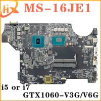 Mainboard For MSI MS-16JE1 MS-16JE GV62 8RE Laptop Motherboard i5 i7 8th Gen GTX1060-V3G/V6G