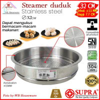 Steamer panci multifungsi saringan kukusan sauce pot stainless 32CM supra/Kitchenware