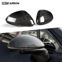 Dry Carbon Fiber Rearview Mirror Cap For Porsche Cayenne 9ya 2018 2019 2020 2021 Door Side Trim Shell Covers Sticker