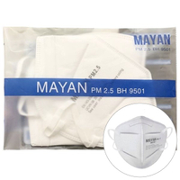 Khẩu trang y tế Mayan N95 PM 2.5 BH 9501 4 lớp màu trắng