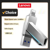 Lenovo 2TB USB Flash Drive 128GB Pen Drive for iPhone X/XR/XS/ iPad 1TB OTG Pendrive USB 3.0 Memory Stick for ios Laptop Desktop