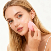 4pcs With Storage Box Makeup Sponge Makeup Tools High Quality Beauty Egg Powder Puff Ultra-soft Port