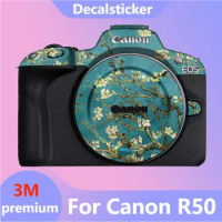 For Canon R50 Decal Skin Vinyl Wrap Film Mirrorless Camera Body Protective Sticker Protector Coat EOS EOSR50