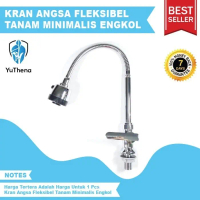 Promo Kran Angsa Fleksibel Tanam Murah Minimalis Engkol - Keran Air