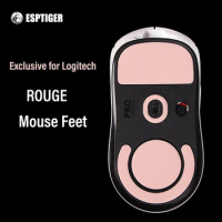Esports Tiger Gaming Mouse Feet Mouse Skate Rouge Version for Logitech G Pro X Superlight G Pro Wireless Glides 2.5D Arc Edge