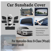 Car Sunshade For Mercedes-Benz B-Class W246 2012~2018 UV Protection Magnetic Sun Visor Window Shade Windshields Auto Accessories