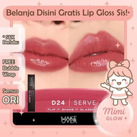 Make Over POWERSTAY GLAZED LOCK LIP PIGMENT Makeover Liquid Cream Vinyl transferproof Tahan Lama Eas