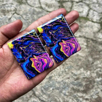 Magnet Kulkas / Cover / Tutup Baterai Orion Marble Full Print Bahan Akrilik Art Bisa Custom Gambar P