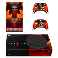 Diablo For Xbox Series S Skin Sticker Cover For Xbox series s Console and 2 Controllers