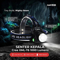 [UOL] Headlamp LED 1000 Lumens Cree XML-T6 High Power Senter Lampu Kepala HE60