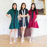 Elena ribbon dress fashion
