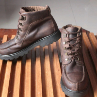 Sepatu Boot 6 inchi kulit tebal gagah  \Kangaroos \" upper kulit asli mantul pedas outsole kokoh. si