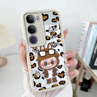 เคสโทรศัพท์พิมพ์ลายเสือดาว LABUBU สำหรับ vivo Y04, V40Lite (IDN), Y300, Y200 4GV50Lite, Y400 5G, Y19
