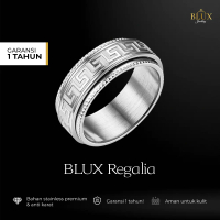 Bluxx Regalia cincin pria textured anti karat Elegan Pria Ring