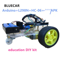 BLUE CAR Arduino uno+L298N+hc-06+Android APK DIY KIT for Maker SINONING