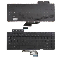 GU502G Laptop Keyboard For ASUS ROG Zephyrus M15 GU502GU GU502GV GU502GW Black With RGB Backlit Without Frame Spanish SP/RU/US