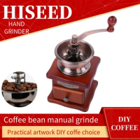 Log classic hand grinder household coffee bean grinder manual coffee machine grinder