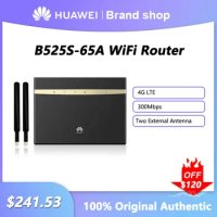 Unlocked Original Huawei B525 B525S-65A 4G LTE CPE Router WiFi Repeater 300Mbps Mobile Broadband Network Amplifier With Antenna