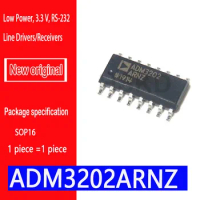 New original spot ADM3202ARNZ-REEL7 SOIC-16 RS-232 line driver receiver chip Low Power, 3.3 V, RS-232 Line Drivers/Receivers