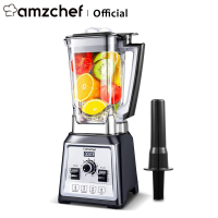 AMZCHEF Blender NY-8088 Mixer Juicer Food Processor Ice Smoothie Maker 2000W High Power 25000RPM 4 Pre-Setting Menu 2L BPA Freeer