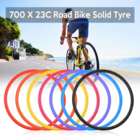 Bicycle Solid Tire Road MTB 700x23C Tires Cycling Tubeless Tyre Wheel Explosion-proof Free Inflatable Bike Tires Parts 2022 New