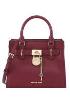 MICHAEL KORS Hamilton Small Satchel - Dark Cherry