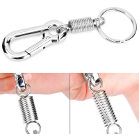 Ourpgone Carabiner Per Spring Carabiner Keychain Stainless Steel - LC-111 Pengait