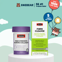 Swisse Combo for Women |   Beauty High Strength Marine Collagen |   Fibre Cleanse [BaeBear.sg]