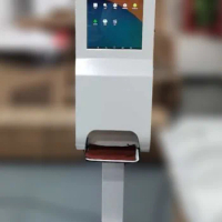 21.5 inch Touchless 3L hand sanitizer dispenser and digital signage kiosk