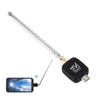 Mini USB HD TV Tuner Receiver Digital 2K/8K Micro 2.0 DVB-T for Android Phone Tablet HD