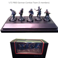 1/72 P803 German Combat Team (5 members) Colored finished soldier model