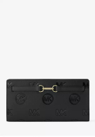 Michael Kors Carson Large Logo Debossed Snap Wallet