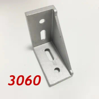 5pcs/lots 3060 corner fitting angle aluminum 58 x 58 L connector bracket fastener match use 3060 industrial aluminum profile