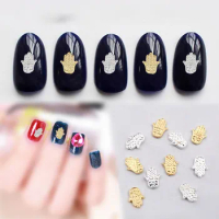 Wholesale Nail Art assorted alloy Accessories metal Charm feather sea horse shell crocodile decoration 5000pcs/lot free shipping