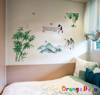 壁貼【橘果設計】竹林 DIY組合壁貼 牆貼 壁紙 室內設計 裝潢 無痕壁貼 佈置