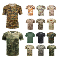 Leaf Forest Camouflage T Shirt Men Jungle Desert Camo T-shirt Quick Dry 3D Print Tops Short Sleeve M
