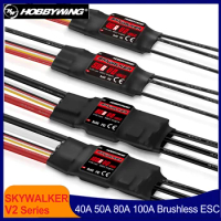 Hobbywing Skywalker 20A 30A 40A 50A 60A 80A V2 ESC Speed Controler with UBEC for RC FPV Quadcopter Airplanes Helicopter -ANTENNA