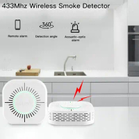 Smoke Alarm Fire Protection Smoke Detector With Battery Fire Alarm Home Security System Firefighters Works With SONOFF RF Bridge