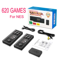 8 Bit TV Game Stick Video Game Console 620 Games Wireless Gamepad Mini Retro Console AV Output Consolas De Videojuegos for NES