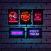 Pajangan Dinding Kamar Cowok Neon Aesthetic Keren Murah Terbaru / Hiasan Rumah Minimalis / Wall Deco