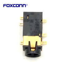 Foxconn JAM3335-F44-7F-W SMD Sinker type Earphone audio Socket 6PIN