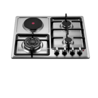 Kitchen appliance good price 4 burner stainless steel gas electric multiple stove